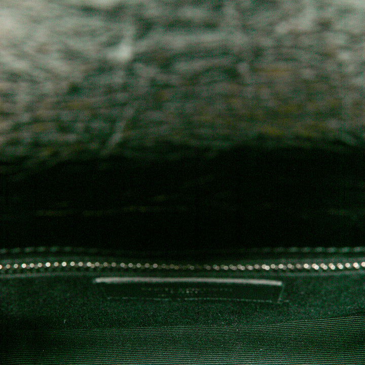 Saint Laurent Sac bandoulière froissé Niki Wallet on Chain Cuir de veau Noir – vue 4 – GABY PARIS