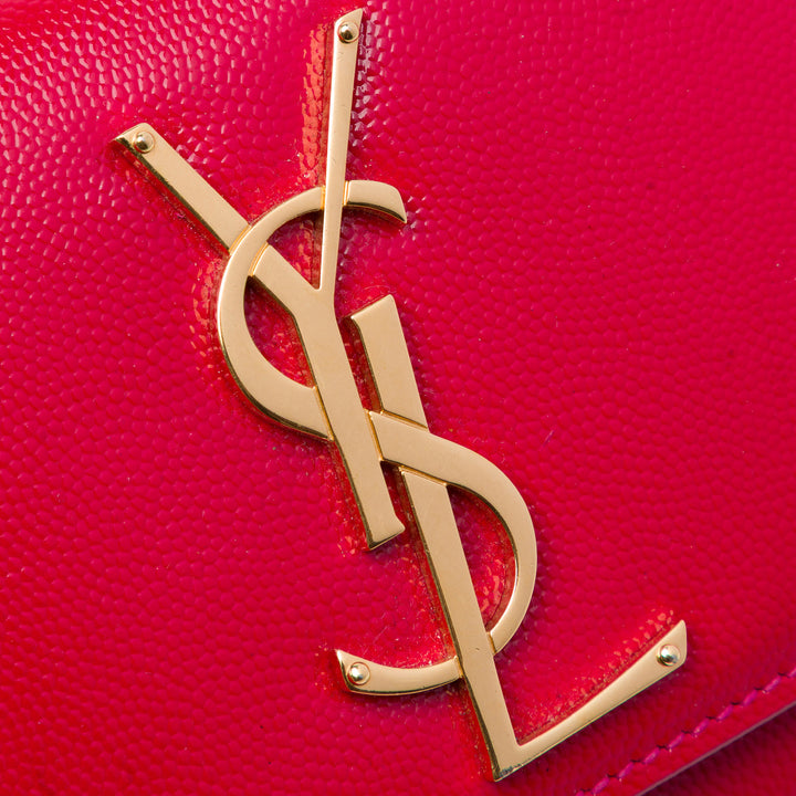 Grain de Poudre Kate Sac Petit Monogram Rouge