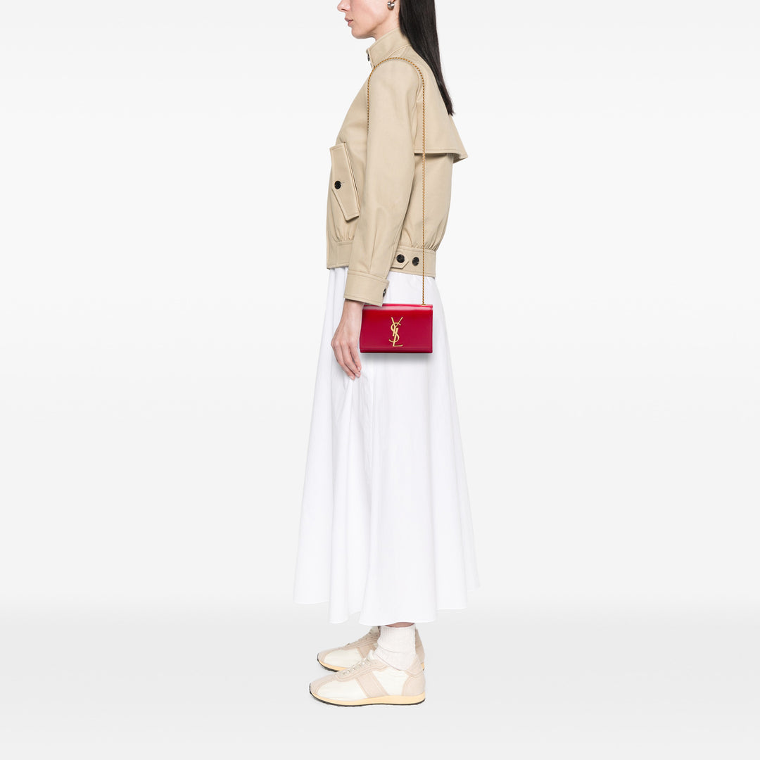 Grain de Poudre Kate Sac Petit Monogram Rouge