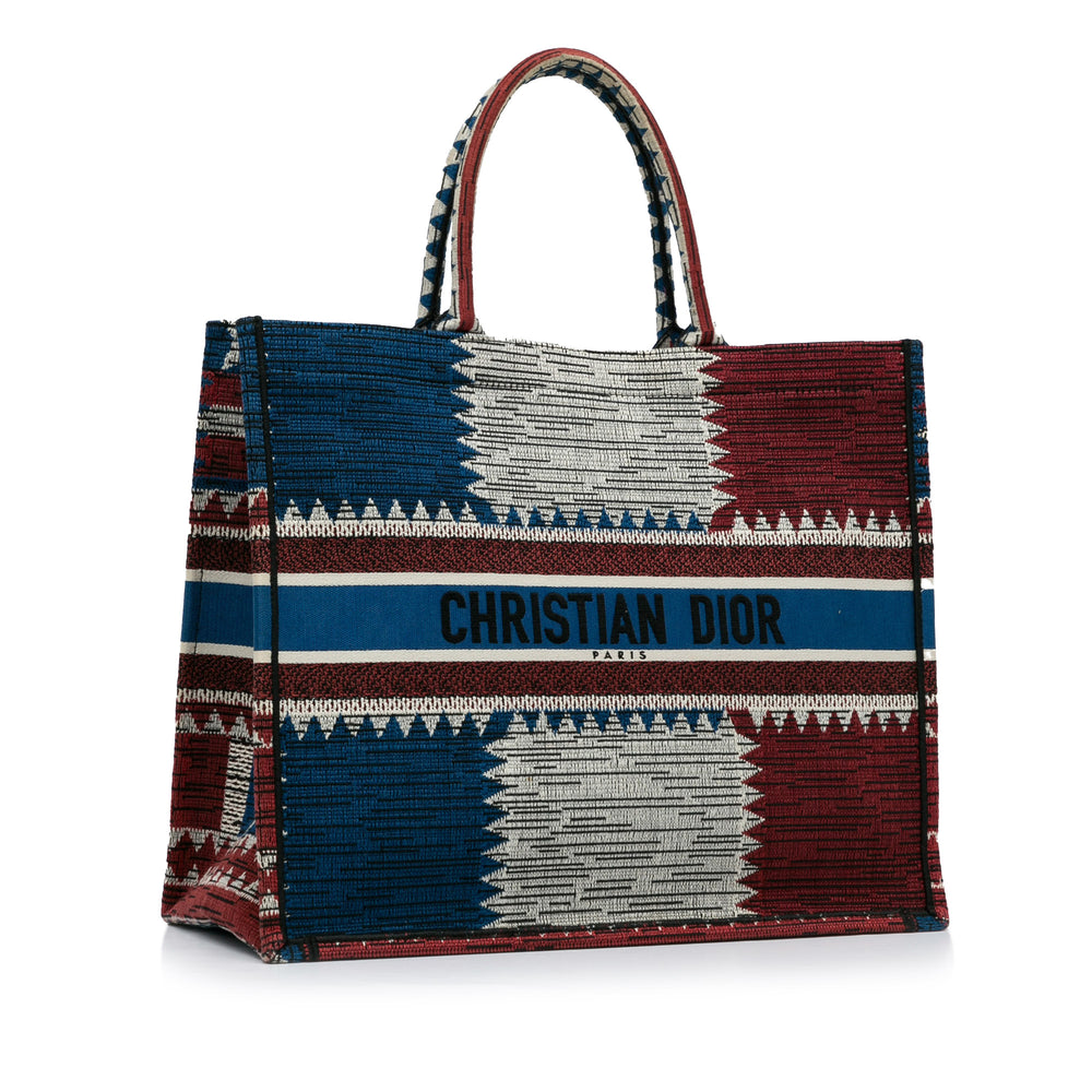 Large French Flag Book Tote Blue - Gaby Paris