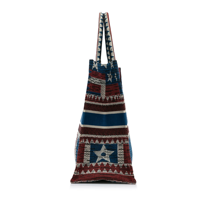 Large French Flag Book Tote Blue - Gaby Paris
