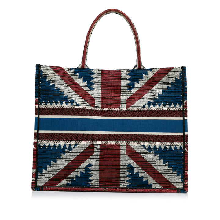 Large French Flag Book Tote Blue - Gaby Paris