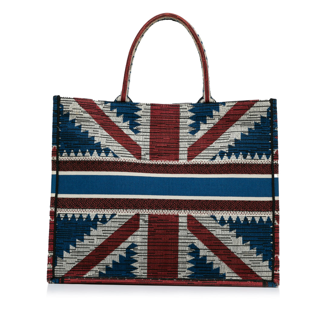 Large French Flag Book Tote Blue - Gaby Paris