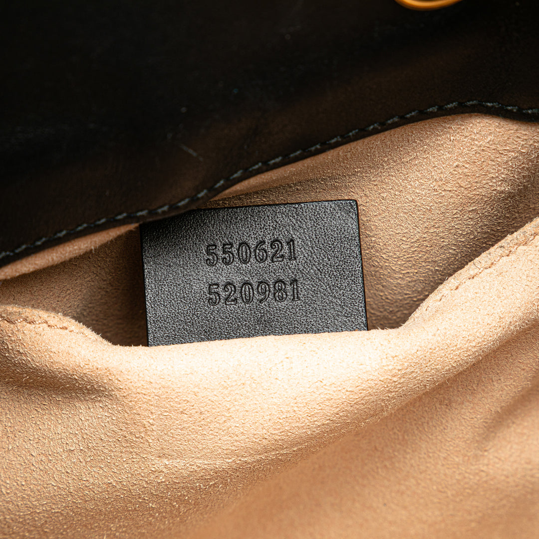 Small Suede Ophidia Bucket Black - Gaby Paris