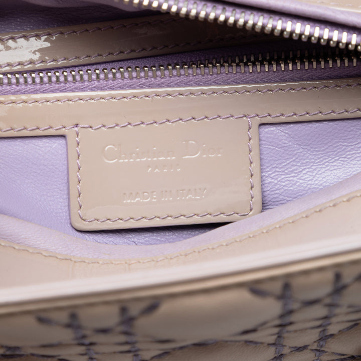 Dior Medium Cuir d’agneau Cannage Surpiqué Lady Dior