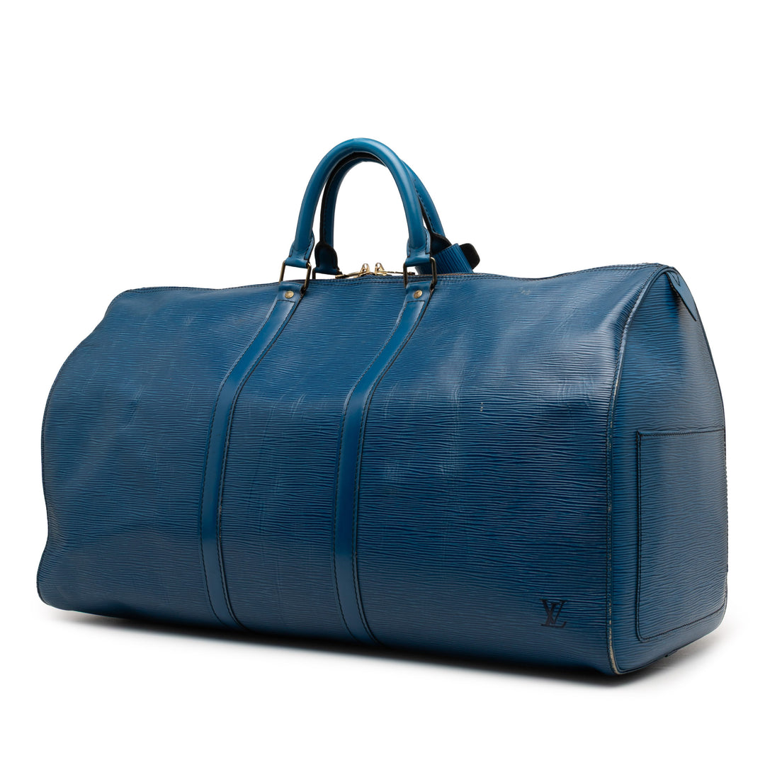 Louis Vuitton Epi Keepall 55 Bleu – GABY PARIS Authentique