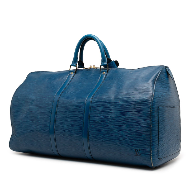 Louis Vuitton Epi Keepall 55 Bleu – GABY PARIS Authentique