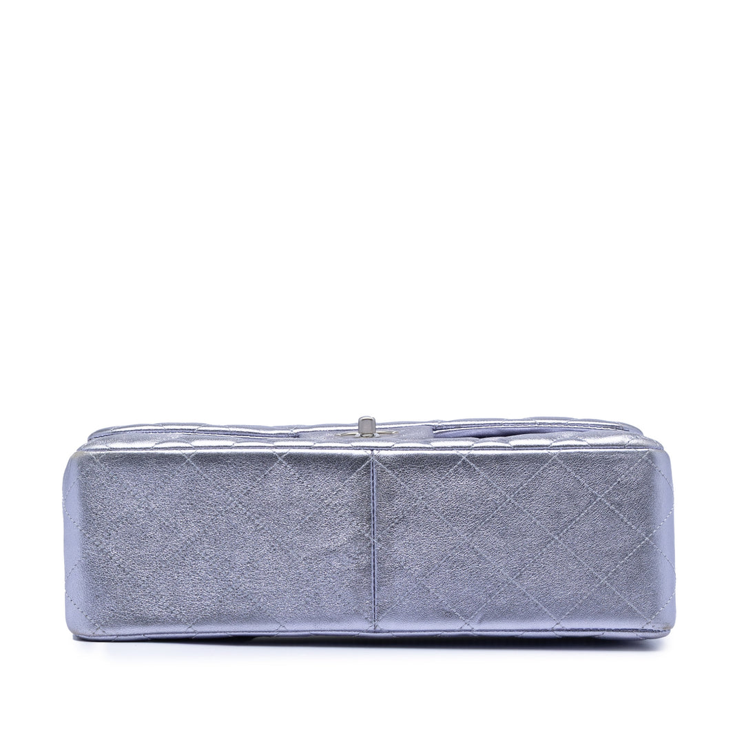 Chanel Jumbo Classic Metallic Cuir d’agneau Double rabat