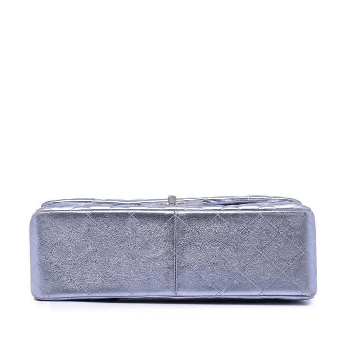 Chanel Jumbo Classic Metallic Cuir d’agneau Double rabat