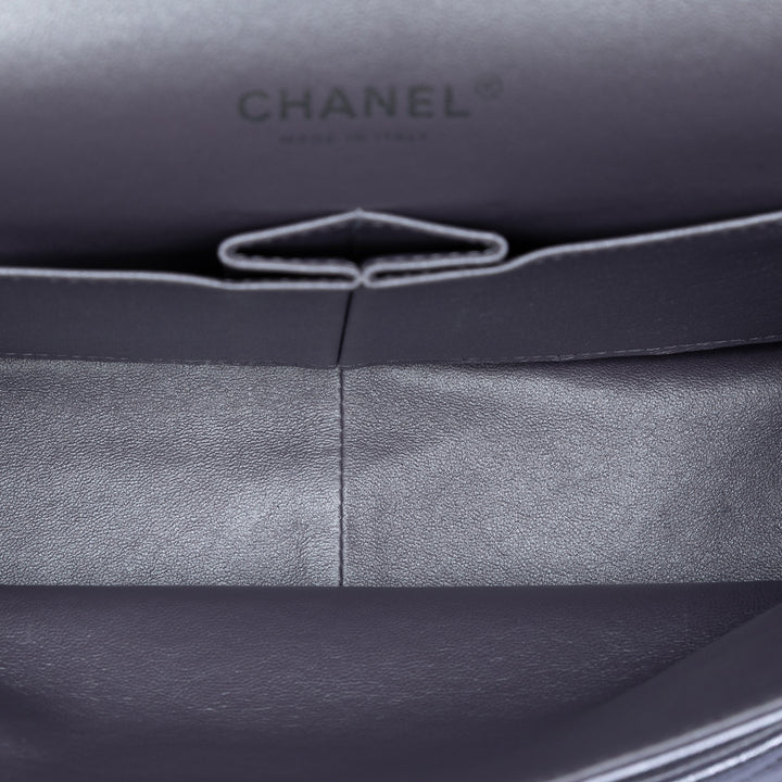Chanel Jumbo Classic Metallic Cuir d’agneau Double rabat