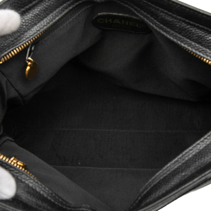 Chanel Caviar Logo Chain Sac bandoulière