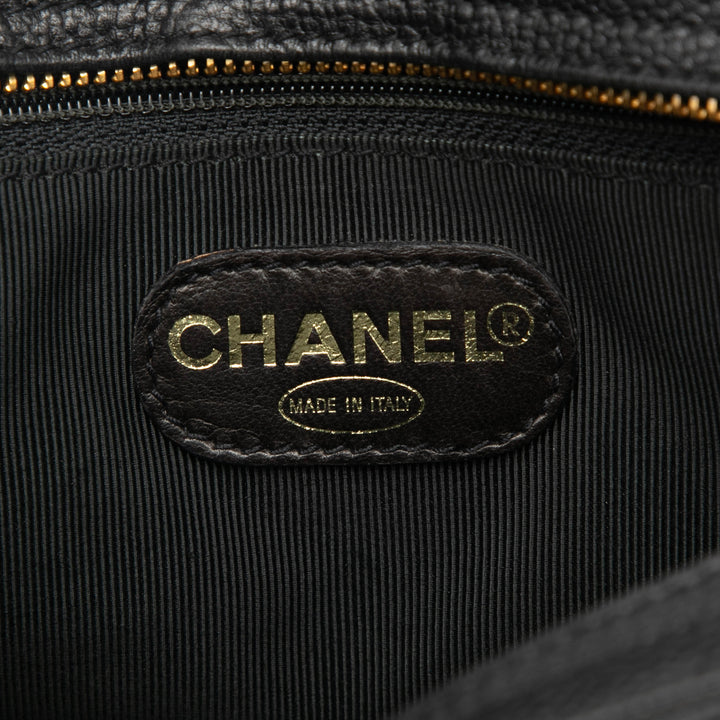 Chanel Caviar Logo Chain Sac bandoulière