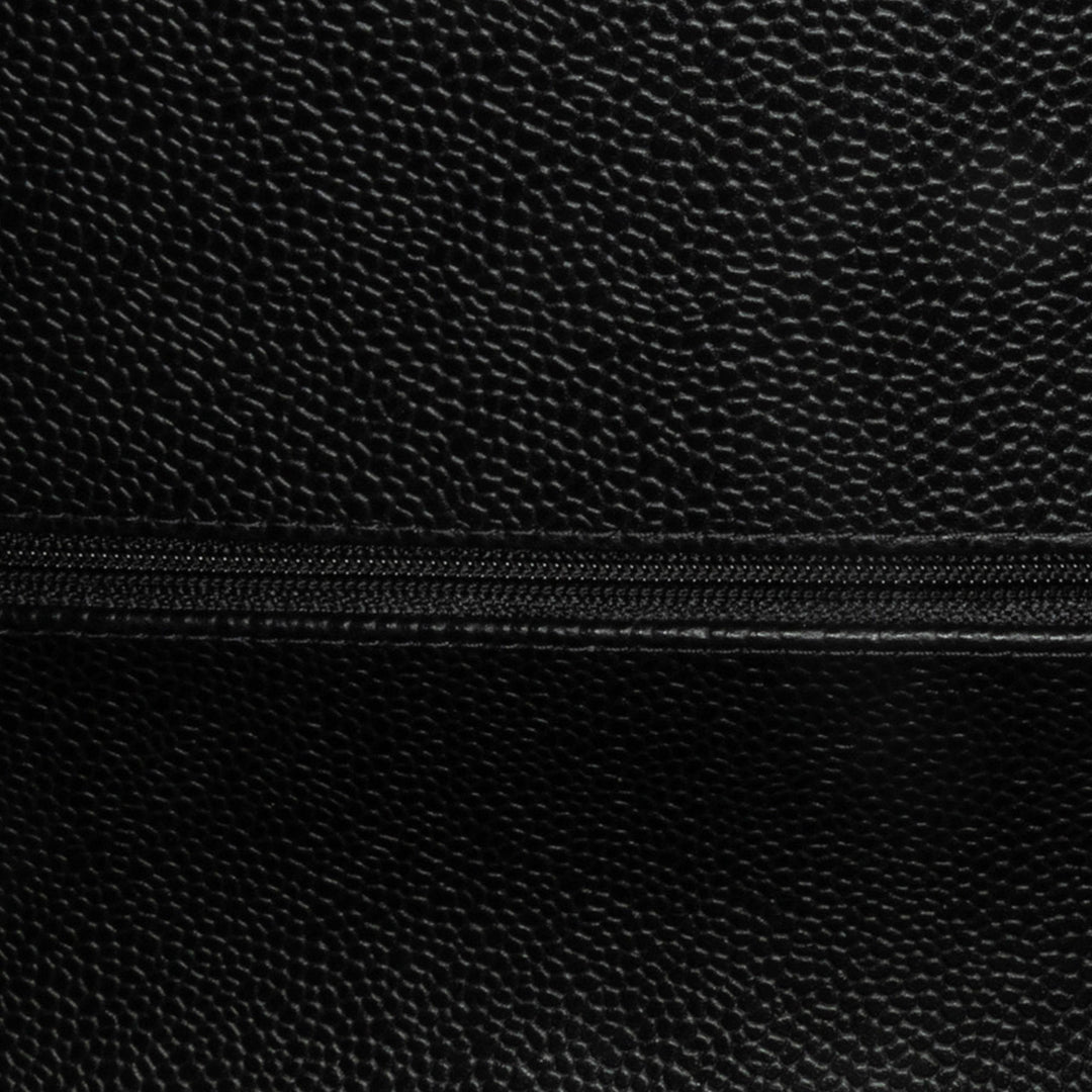 Jumbo Classic Caviar Double Flap Black - Gaby Paris