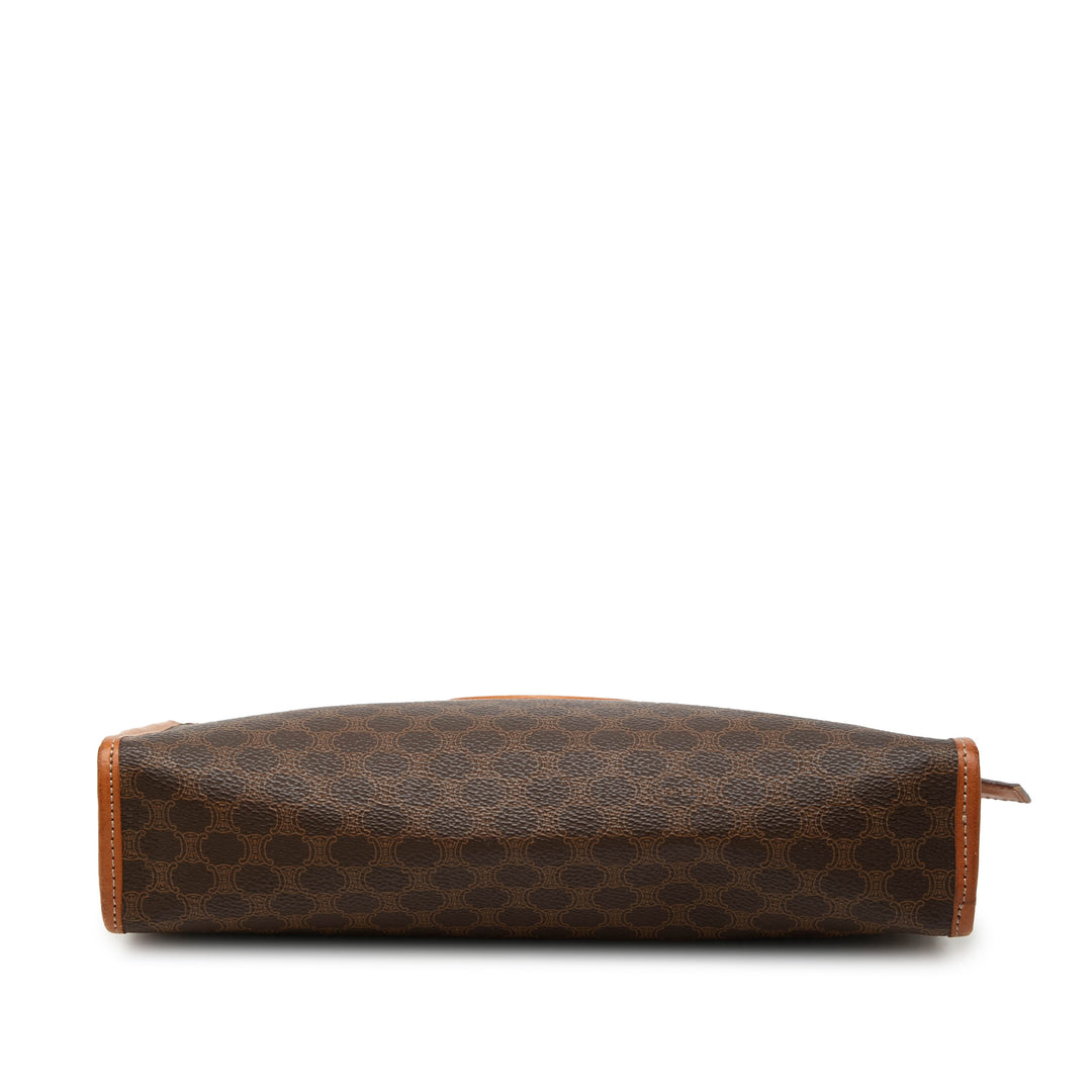 Celine Macadam Coated Toile Pochette