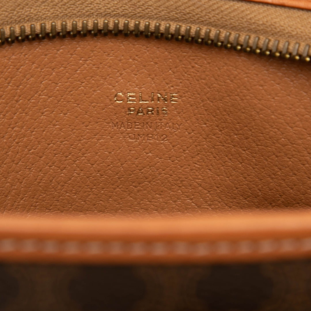 Celine Macadam Coated Toile Pochette