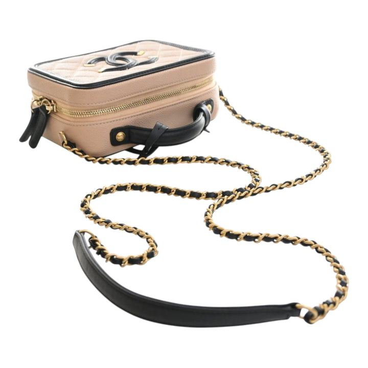 Chanel Small Caviar CC Filigree Vanity