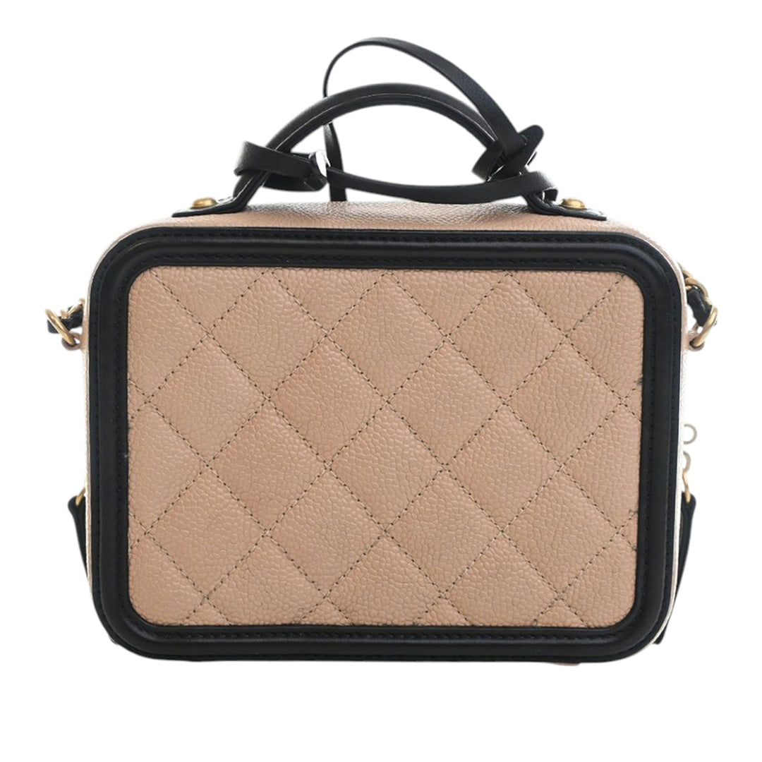 Chanel Small Caviar CC Filigree Vanity