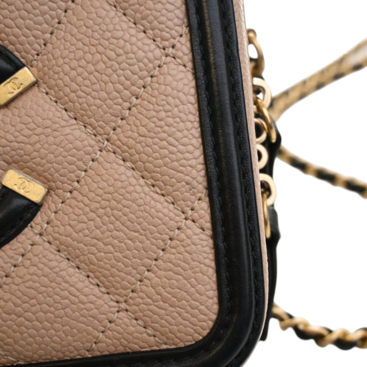 Chanel Small Caviar CC Filigree Vanity