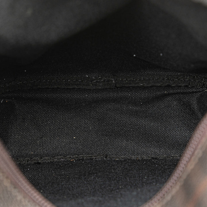 Burberry Smoke Check Coated Toile Sac porté croisé