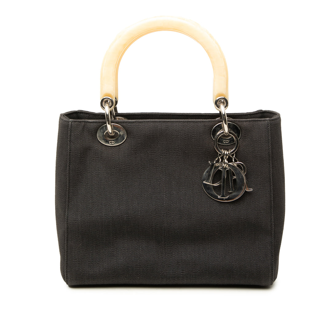 Dior Lady Dior Moyen Noir – vue principale – GABY PARIS