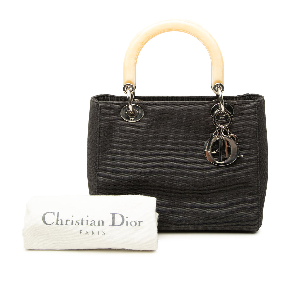 Dior Lady Dior Moyen Noir – vue 7 – GABY PARIS