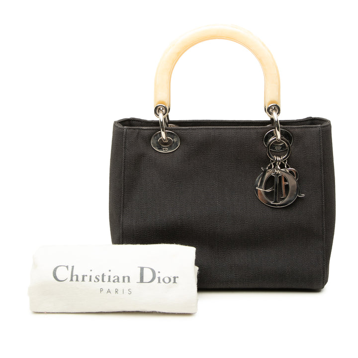 Dior Lady Dior Moyen Noir – vue 7 – GABY PARIS