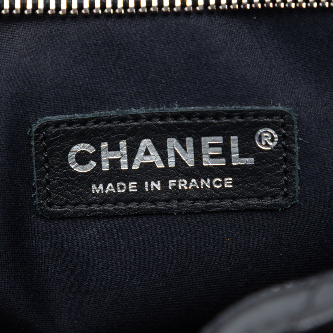Chanel Métallisé et Matelassé Mineral Nights Pochette Wristlet Cuir d'agneau