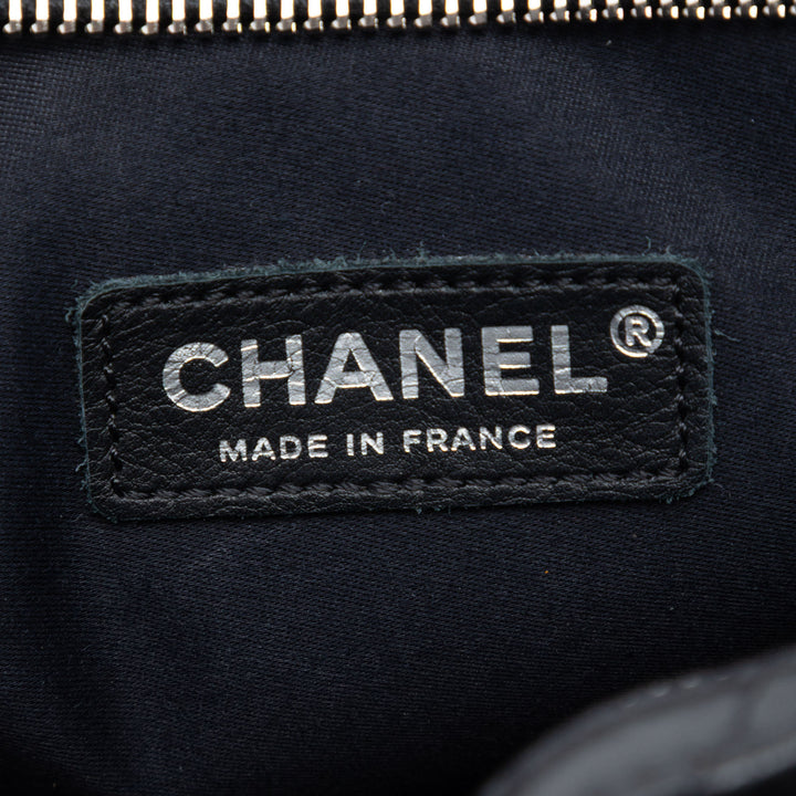 Chanel Métallisé et Matelassé Mineral Nights Pochette Wristlet Cuir d'agneau