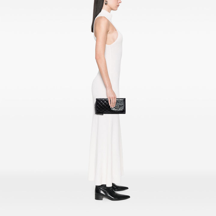 Chanel Métallisé et Matelassé Mineral Nights Pochette Wristlet Cuir d'agneau