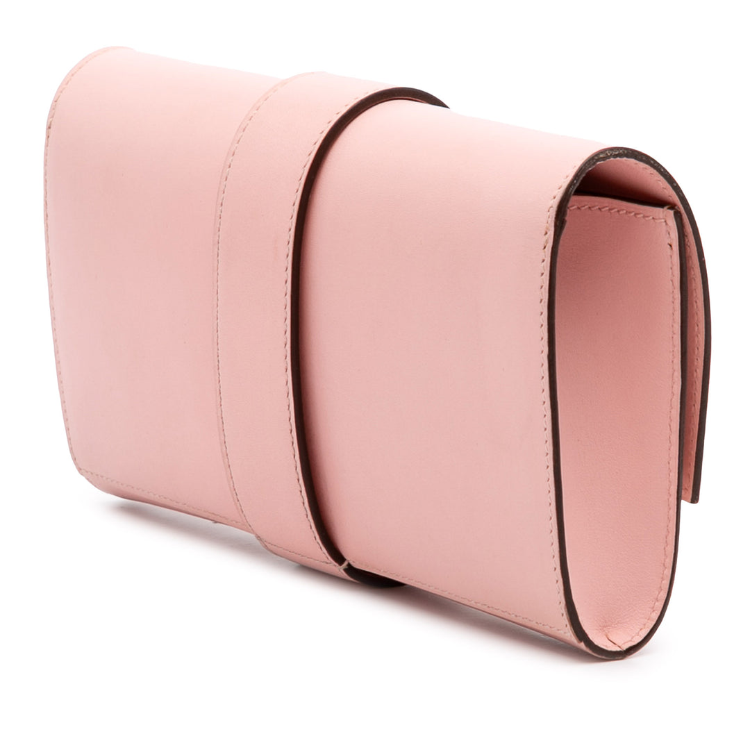 Tadelakt Medor Clutch 23 Pink - Gaby Paris