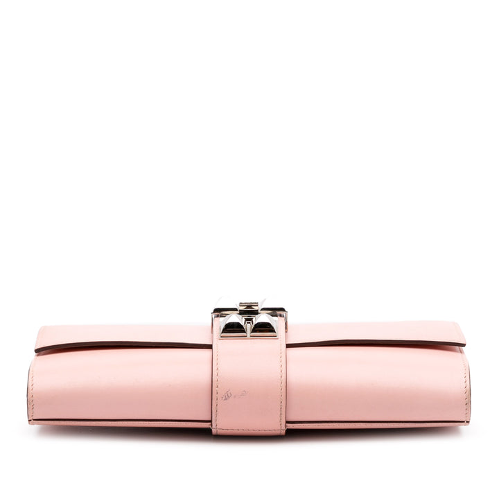 Tadelakt Medor Clutch 23 Pink - Gaby Paris