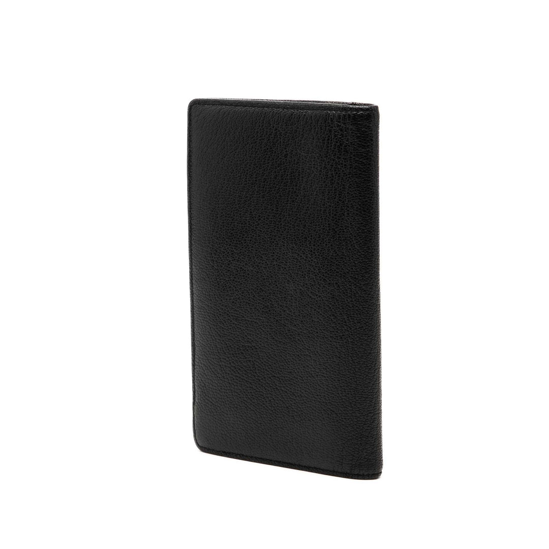 Chanel CC Cuir de chèvre L Yen Portefeuille