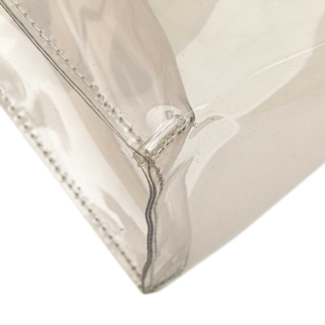 Vinyl Souvenir De L'Exposition Kelly Handbag White - Gaby Paris