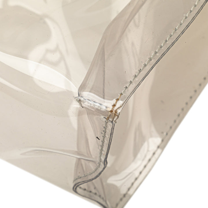 Vinyl Souvenir De L'Exposition Kelly Handbag White - Gaby Paris