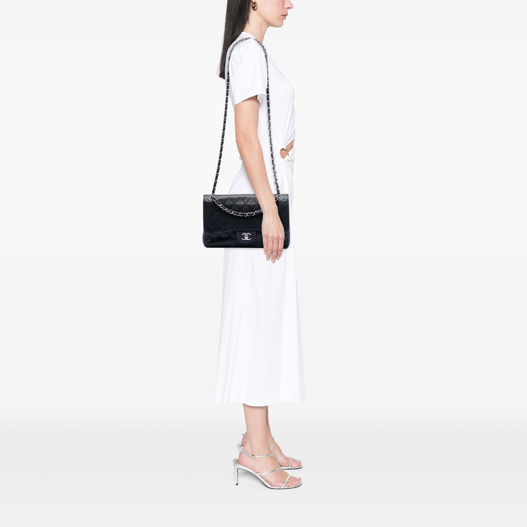 Chanel Jumbo Classic Caviar Double rabat