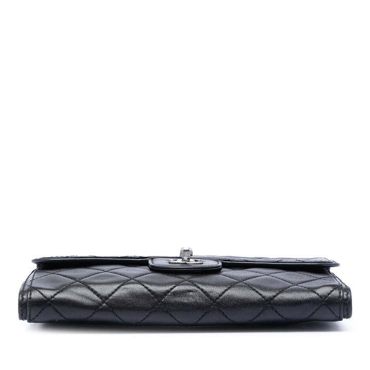 Chanel Small Matelassé Cuir d’agneau Citizen Zip à rabat