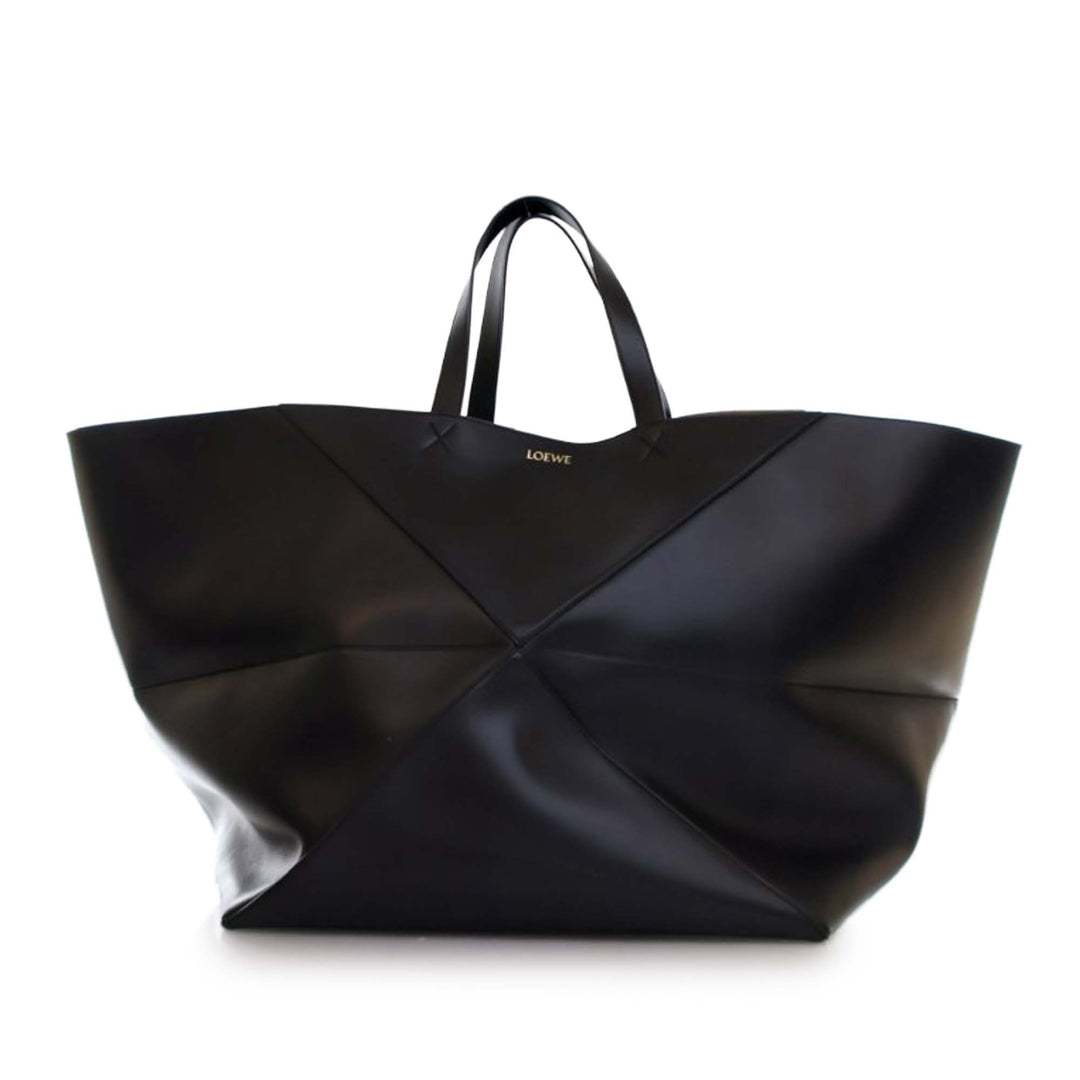 LOEWE XXL brillant Cuir de veau Puzzle Fold Cabas