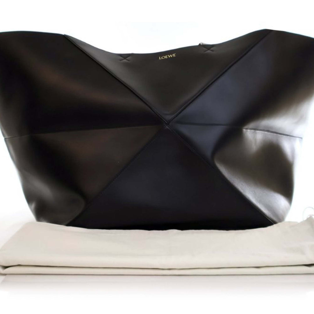 LOEWE XXL brillant Cuir de veau Puzzle Fold Cabas