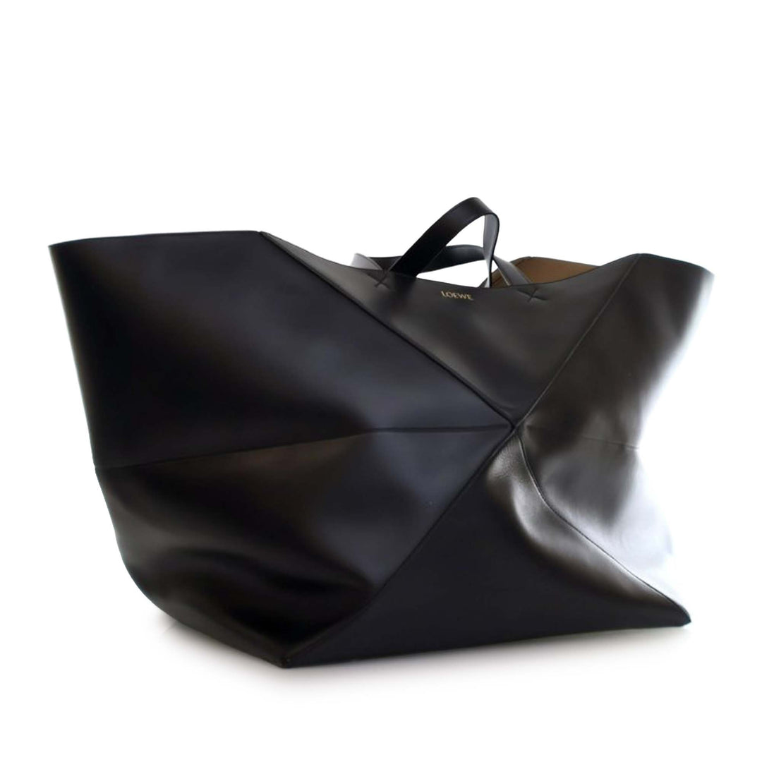 LOEWE XXL brillant Cuir de veau Puzzle Fold Cabas