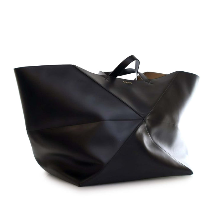 LOEWE XXL brillant Cuir de veau Puzzle Fold Cabas