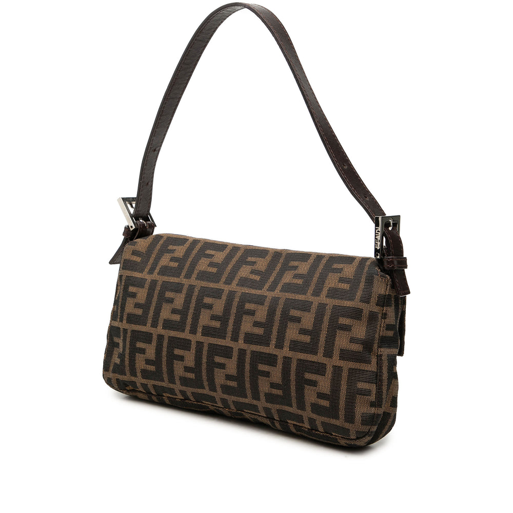 Fendi Sac porté épaule Zucca Baguette Marron – vue 2 – GABY PARIS