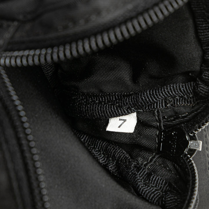 Prada Tessuto Triple Pochette Belt Bag Noir