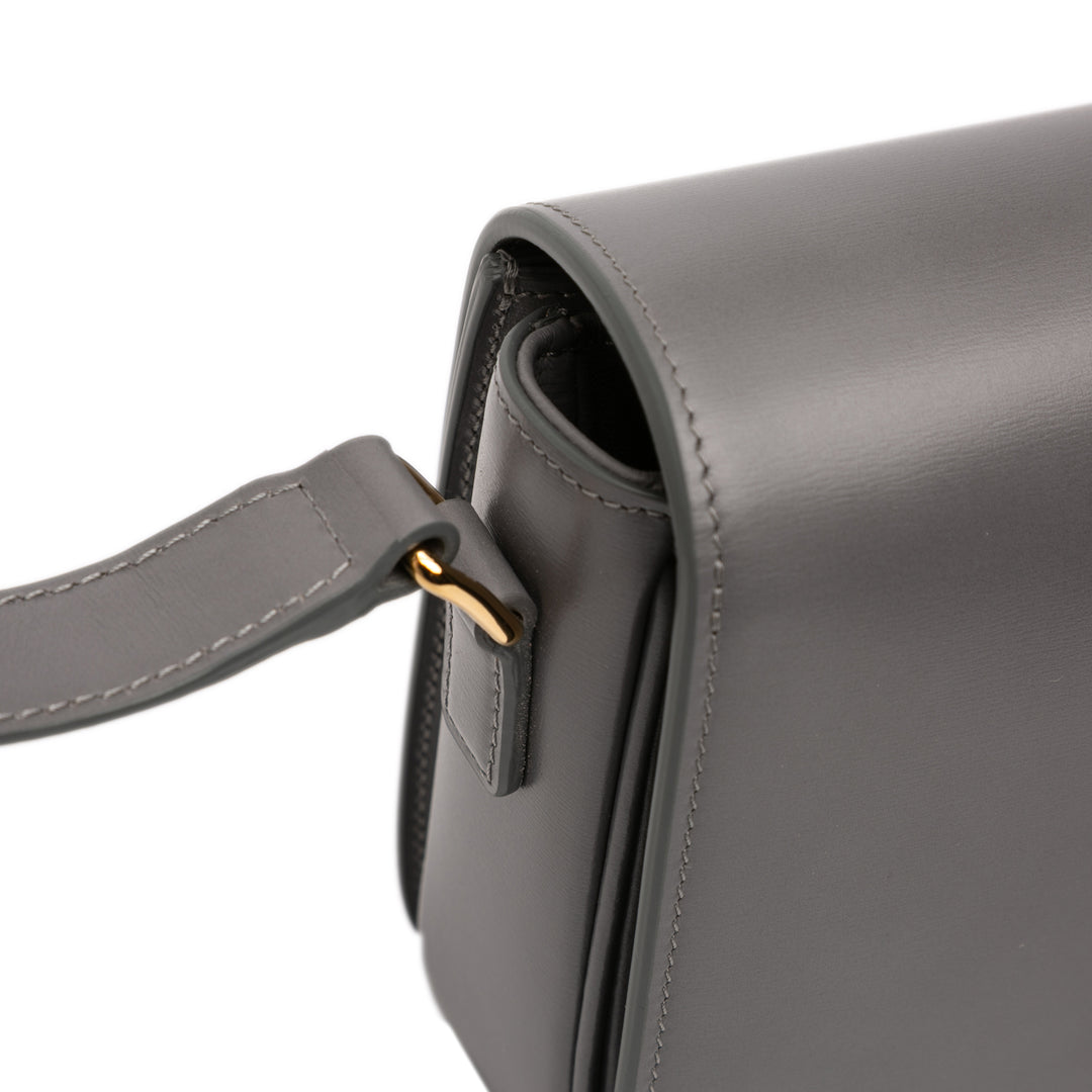 Celine Classique brillant Cuir de veau Triomphe Sac porté croisé