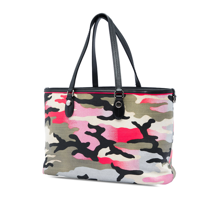 Dior Anselm Reyle Camouflage Cabas Moyen Gris – vue 2 – GABY PARIS