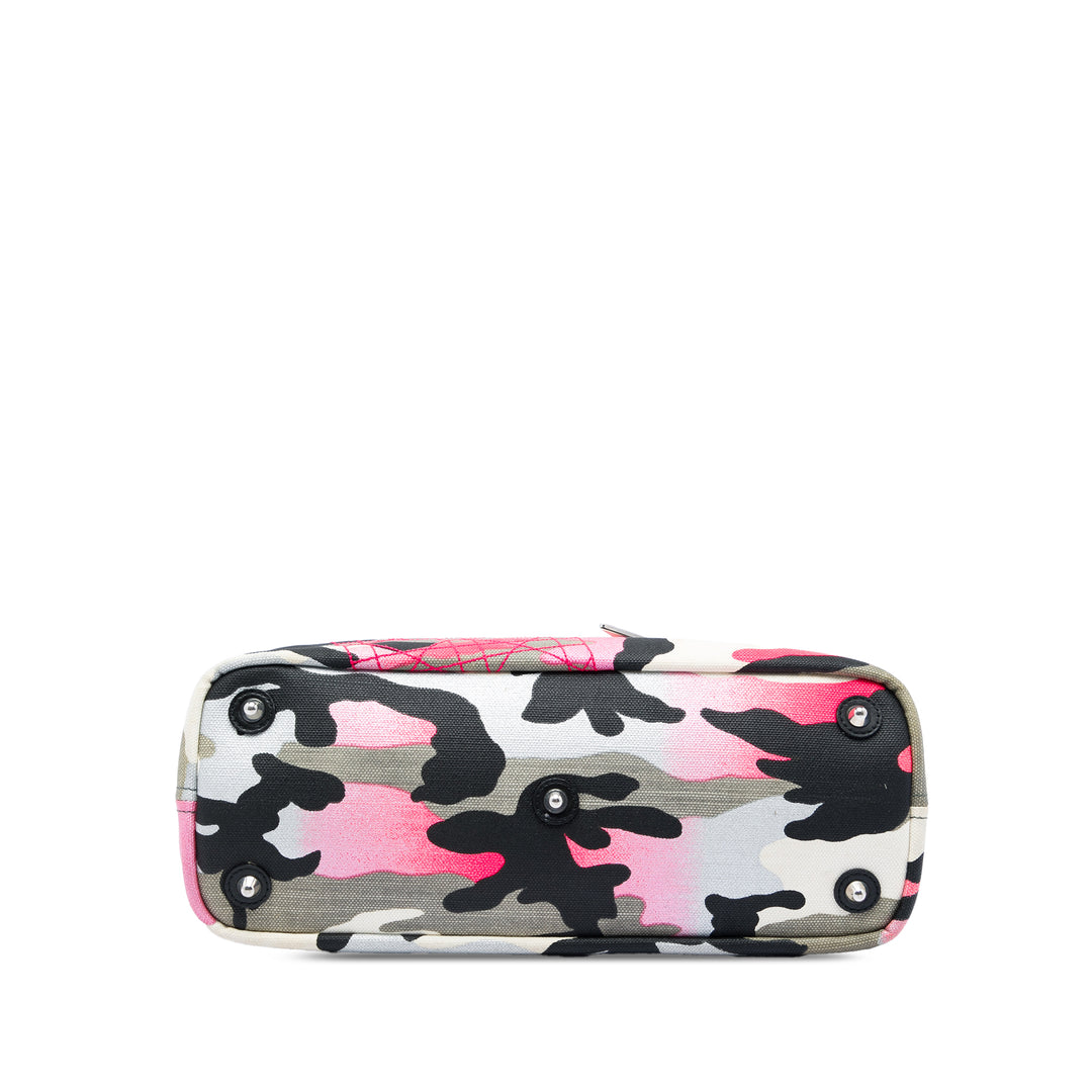 Dior Anselm Reyle Camouflage Cabas Moyen Gris – vue 3 – GABY PARIS