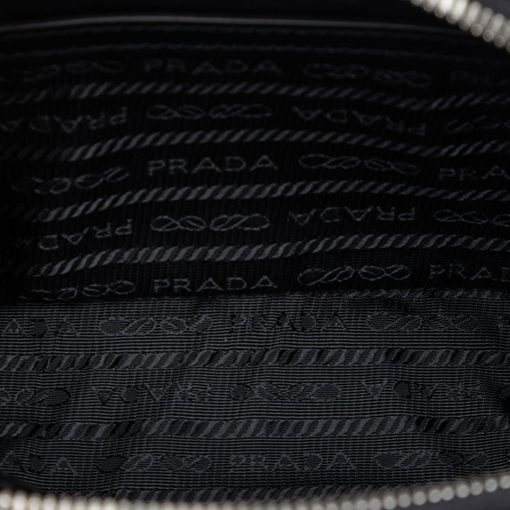 Prada Small Spazzolato Brique Sac porté croisé