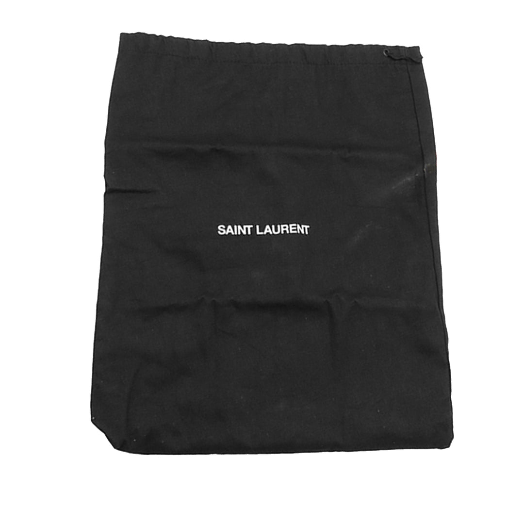 Saint Laurent Small Croc embossé Cuir Monogram Kate Pompon Sac porté croisé