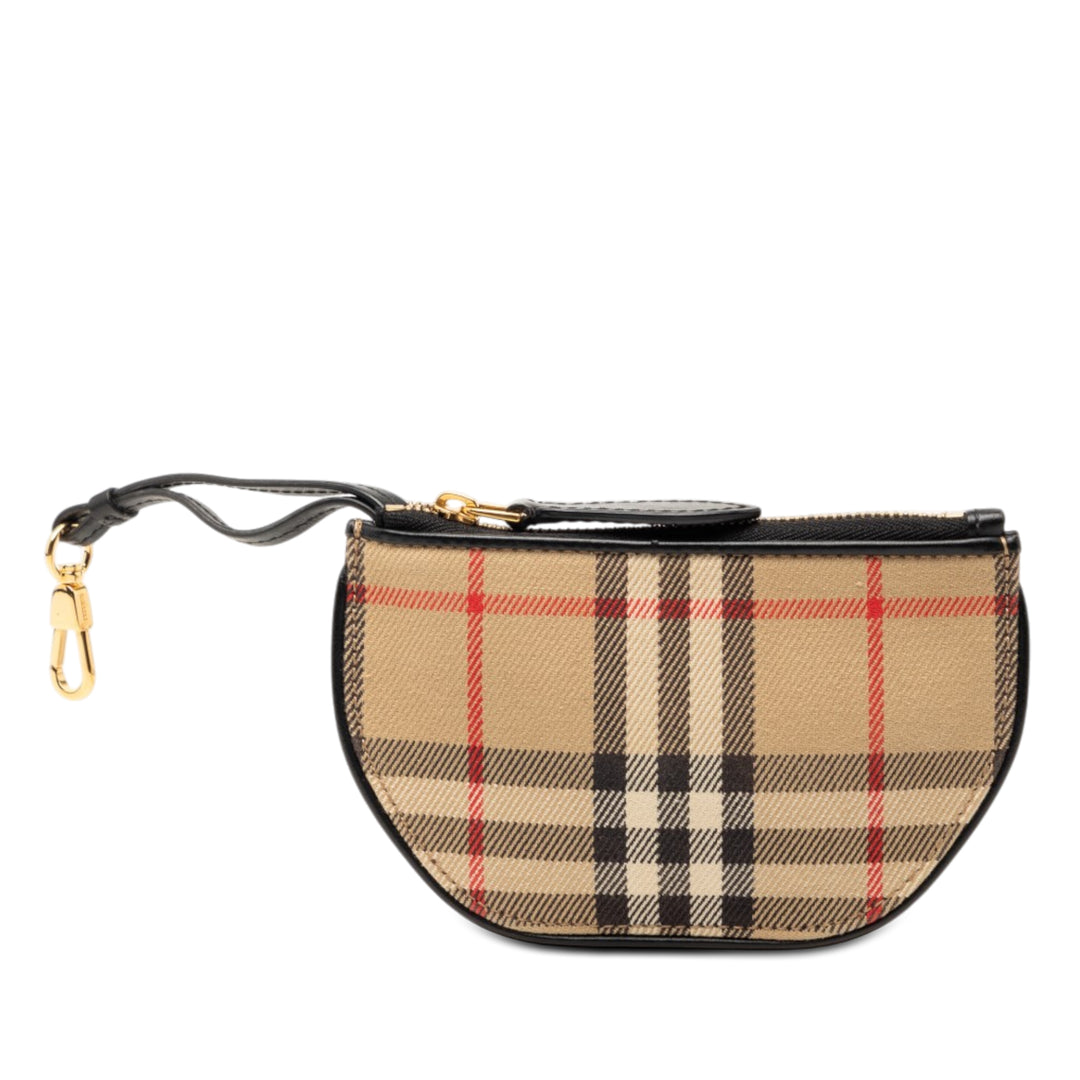 Burberry House Check Toile Olympia Coin Pochette