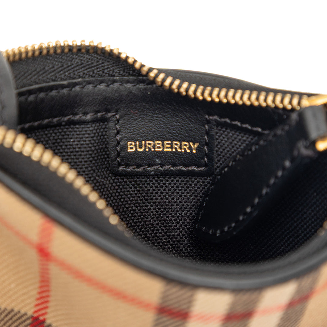 Burberry House Check Toile Olympia Coin Pochette
