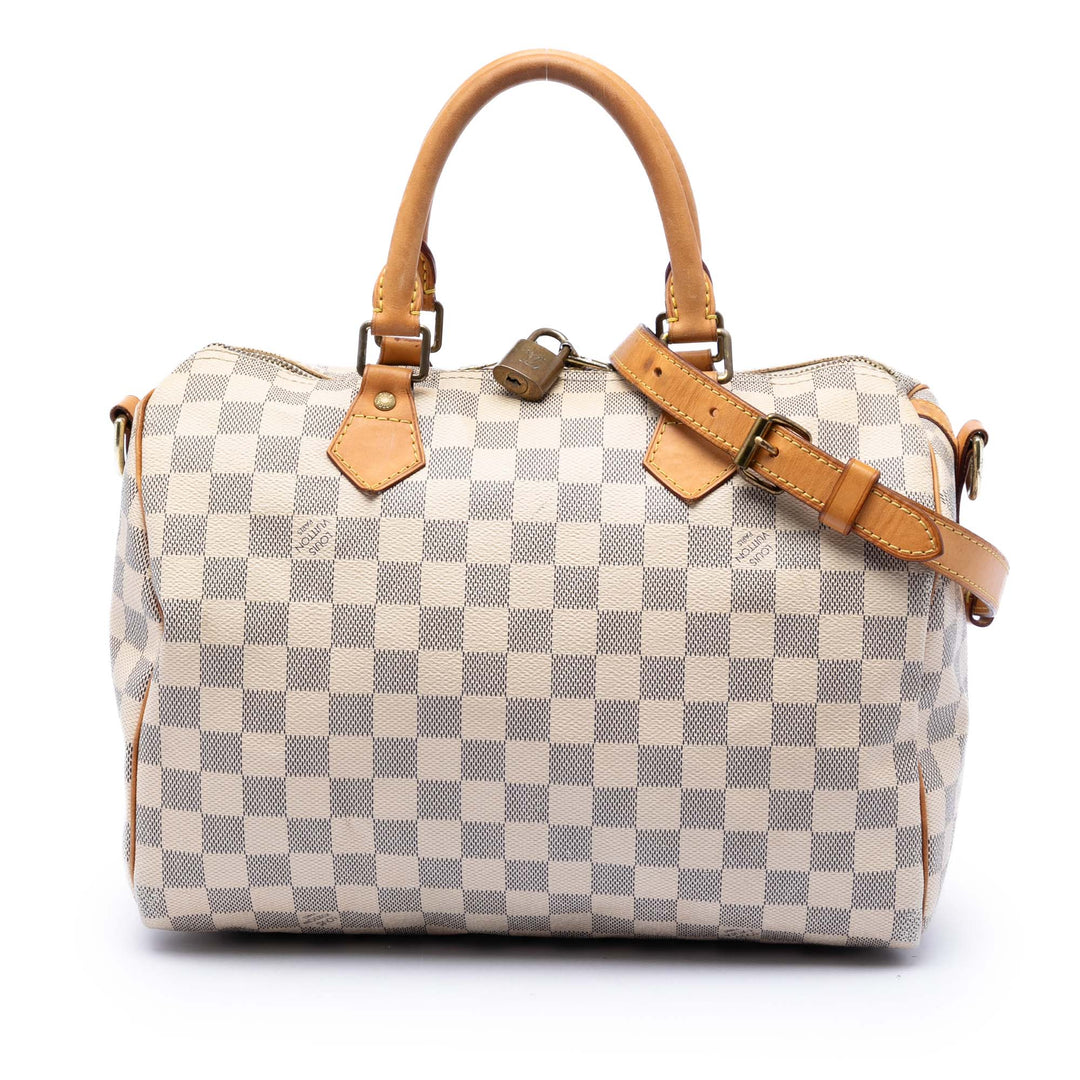Louis Vuitton Damier Azur Speedy Bandouliere 30
